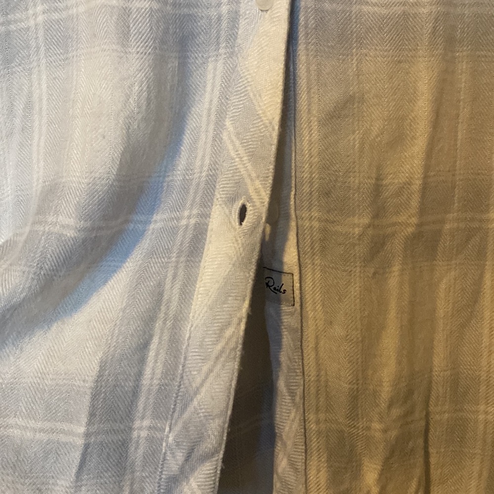 Rails Light Blue Flannel - image 4